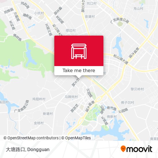 大塘路口 map