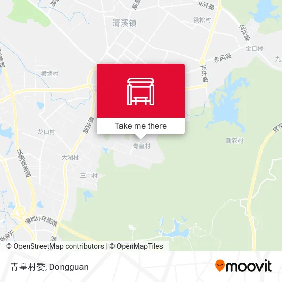 青皇村委 map