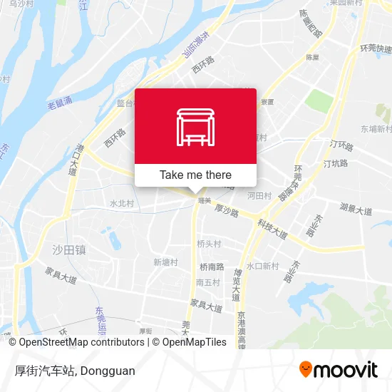 厚街汽车站 map