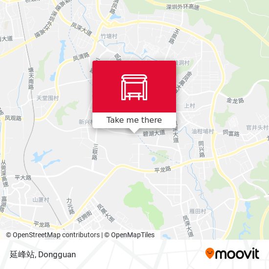 延峰站 map