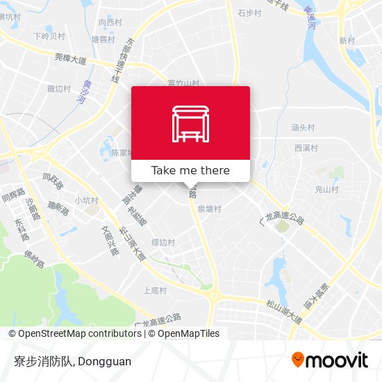 寮步消防队 map