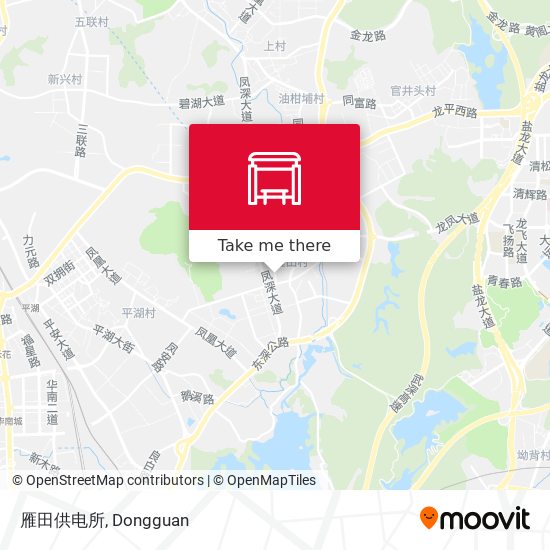 雁田供电所 map