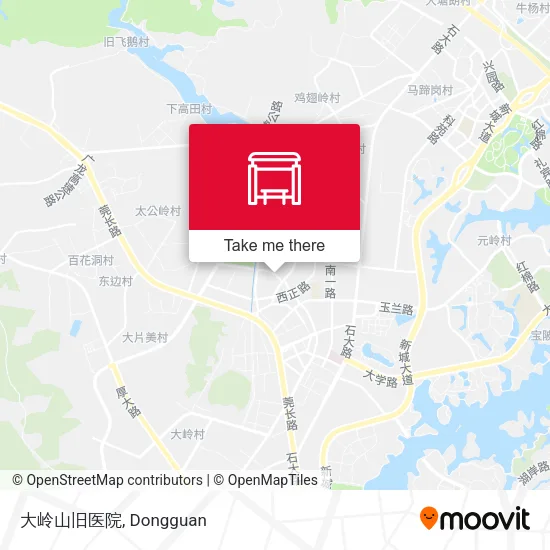 大岭山旧医院 map