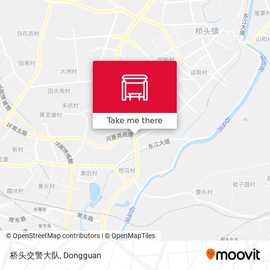 桥头交警大队 map