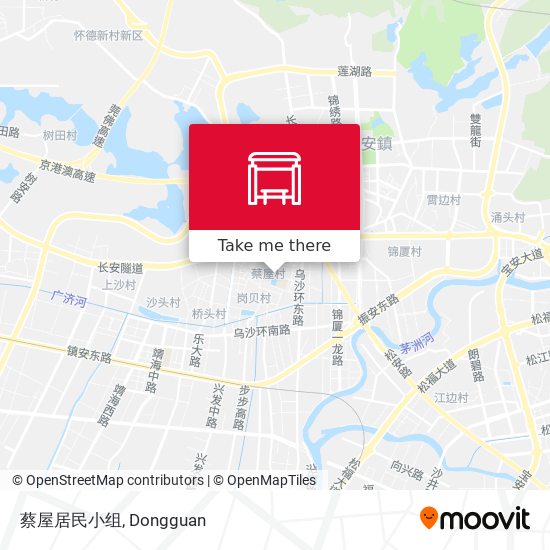 蔡屋居民小组 map