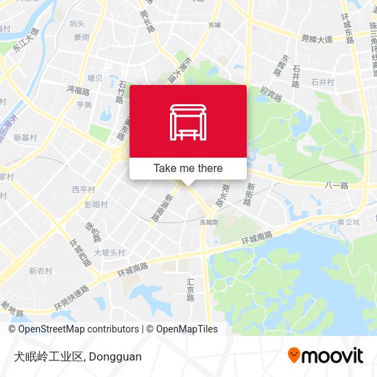 犬眠岭工业区 map