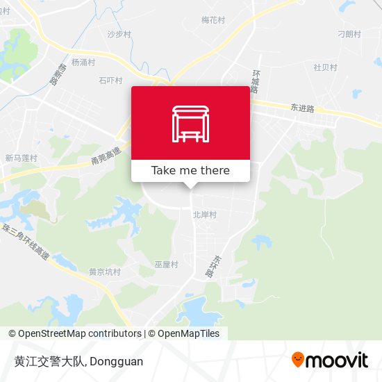 黄江交警大队 map