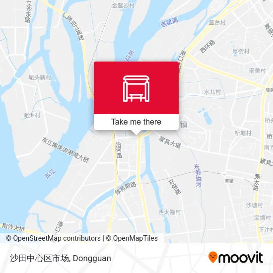 沙田中心区市场 map