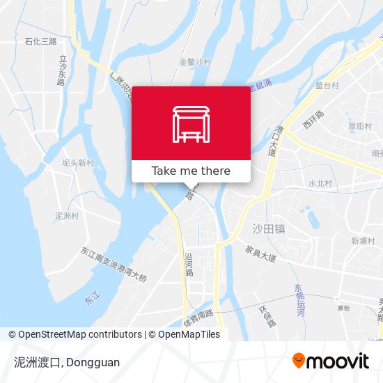 泥洲渡口 map