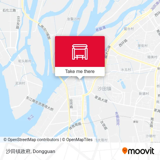 沙田镇政府 map