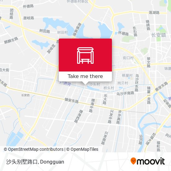 沙头别墅路口 map
