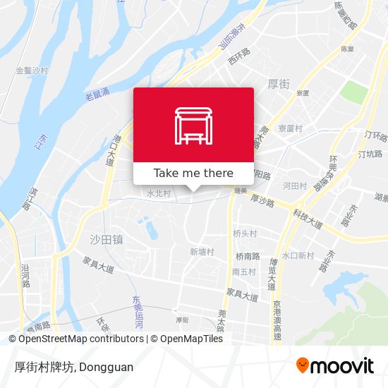 厚街村牌坊 map