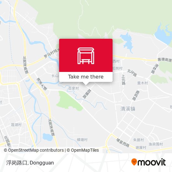 浮岗路口 map