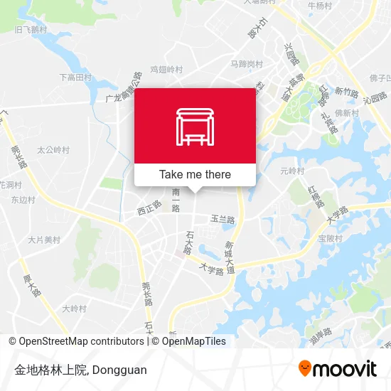 金地格林上院 map