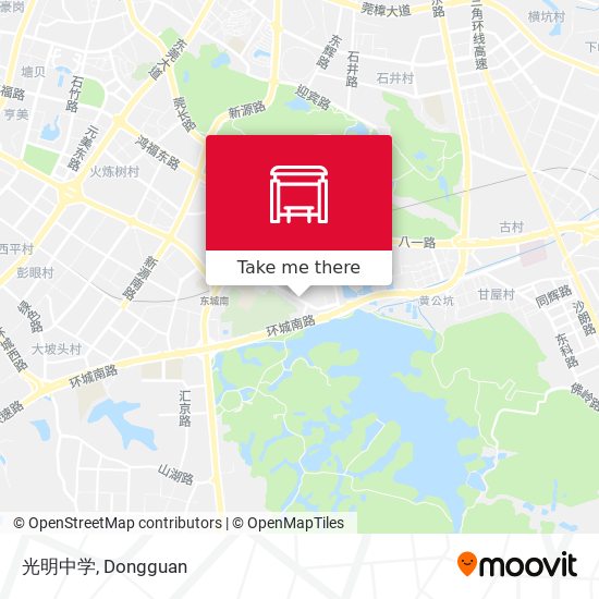 光明中学 map