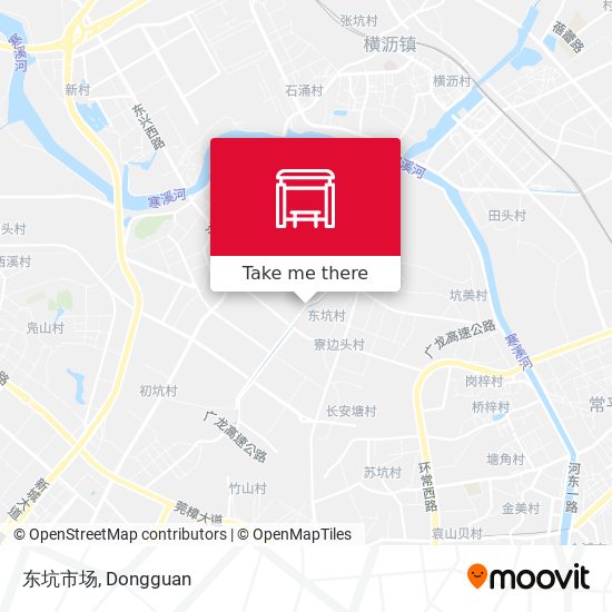 东坑市场 map