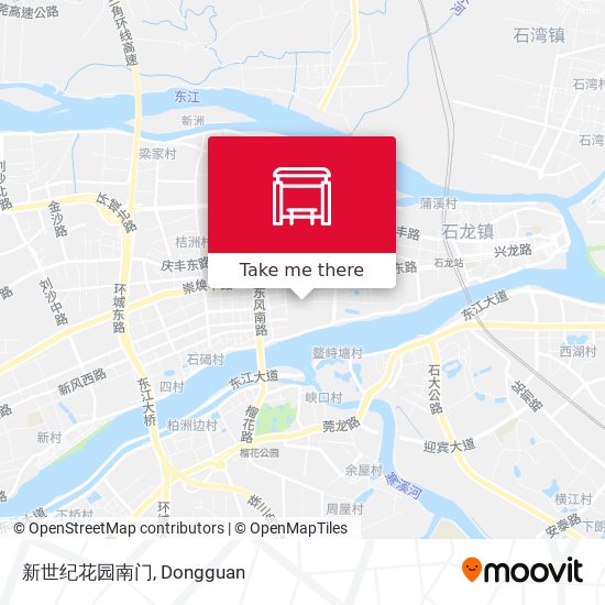 新世纪花园南门 map