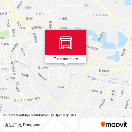 夏边广场 map