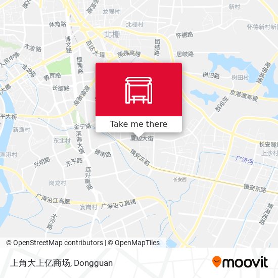 上角大上亿商场 map