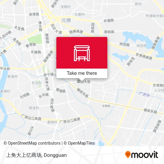 上角大上亿商场 map