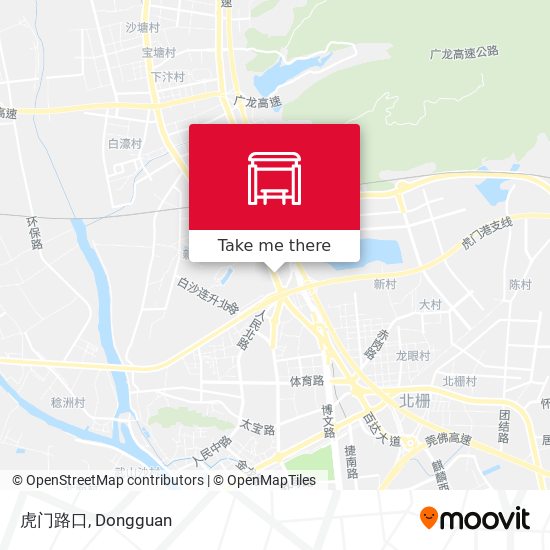 虎门路口 map