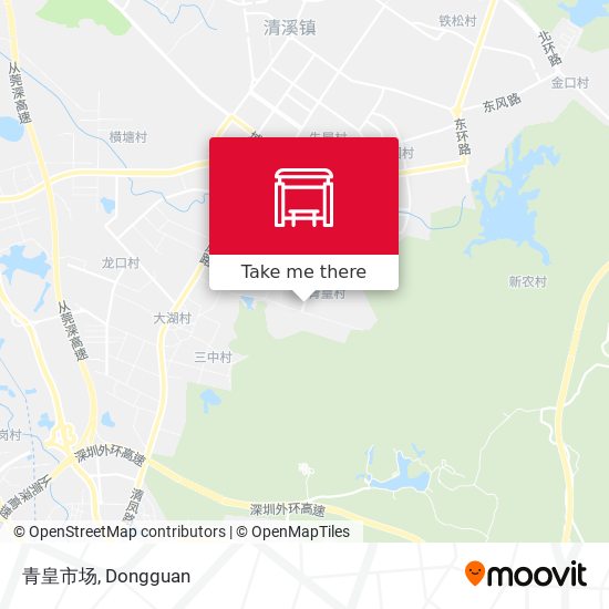 青皇市场 map