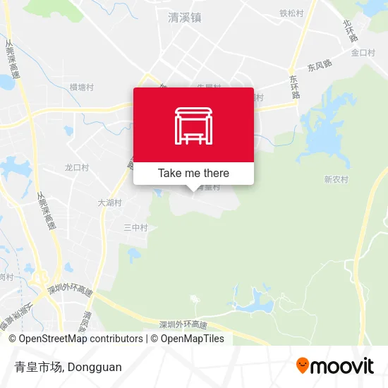 青皇市场 map