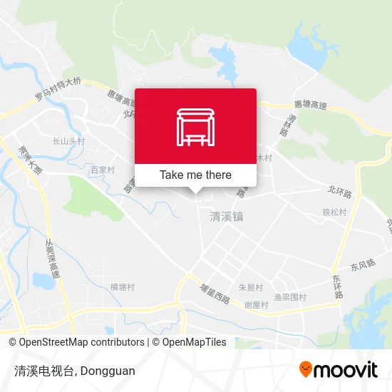 清溪电视台 map