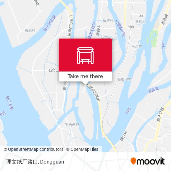 理文纸厂路口 map