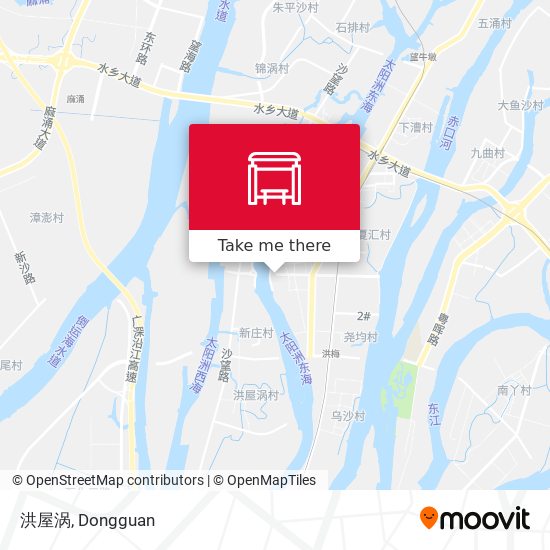 洪屋涡 map