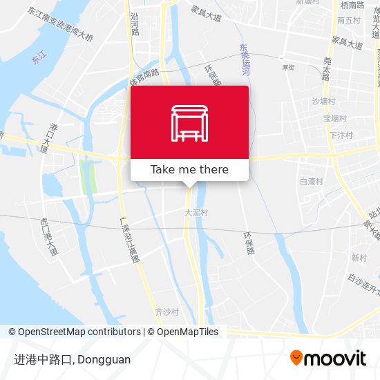进港中路口 map