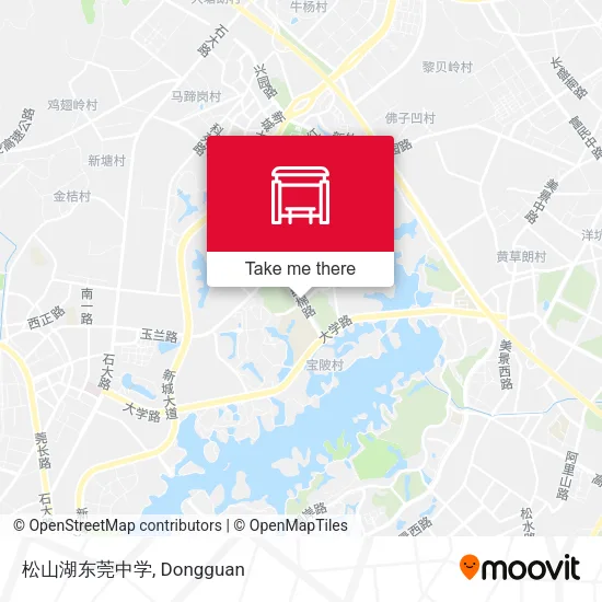 松山湖东莞中学 map