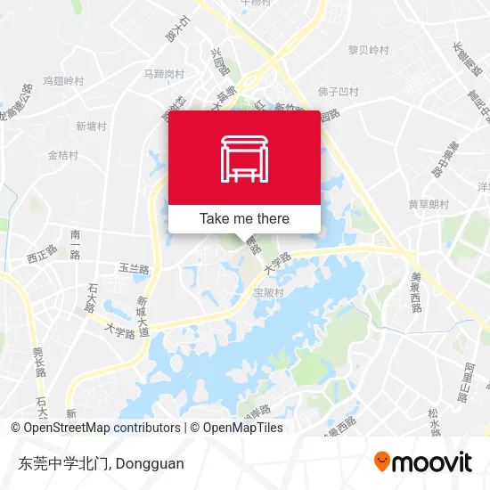 东莞中学北门 map