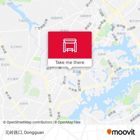 元岭路口 map