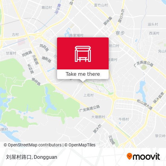 刘屋村路口 map