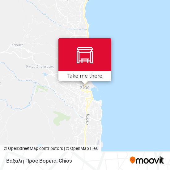 Βαξαλη Προς Βορεια map