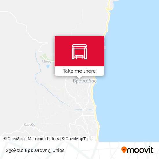 Σχολειο Ερειθιανης map