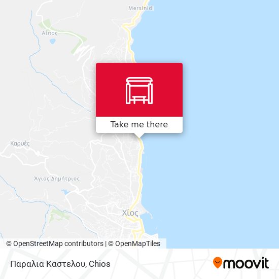 Παραλια Καστελου map
