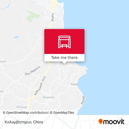 Κολυμβητηριο map