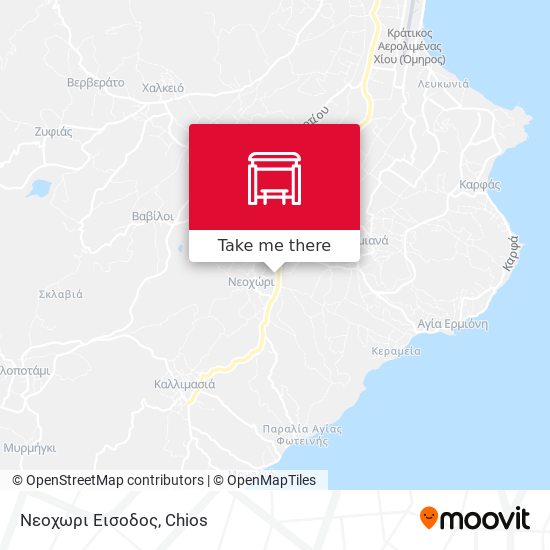 Νεοχωρι Εισοδος map