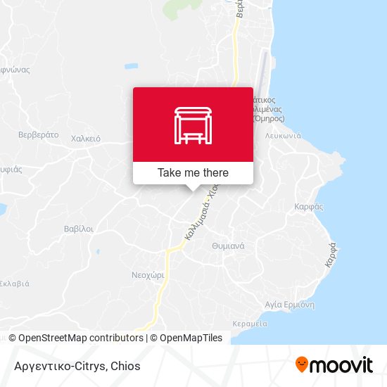 Αργεντικο-Citrys map