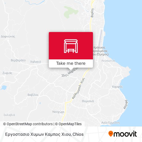 Εργοστασιο Χυμων Καμπος Χιου map