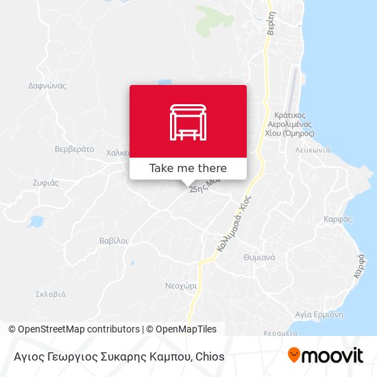 Αγιος Γεωργιος Συκαρης Καμπου map
