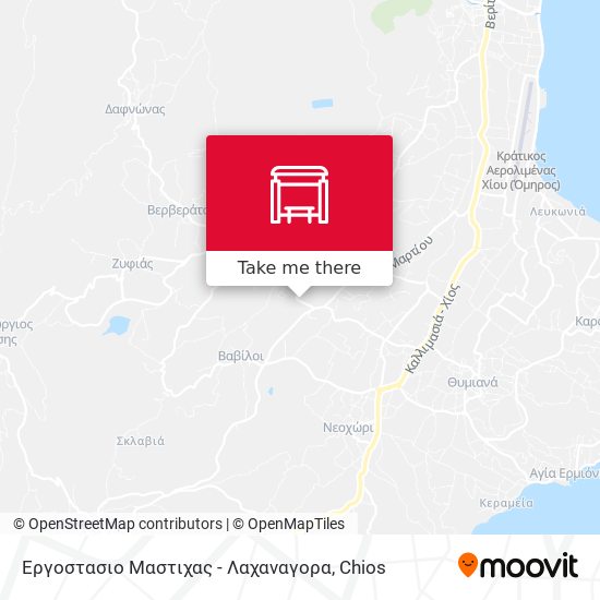 Εργοστασιο Μαστιχας - Λαχαναγορα map