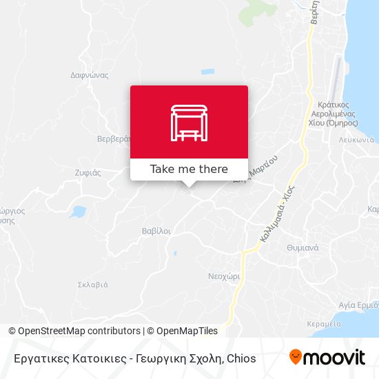 Εργατικες Κατοικιες - Γεωργικη Σχολη map