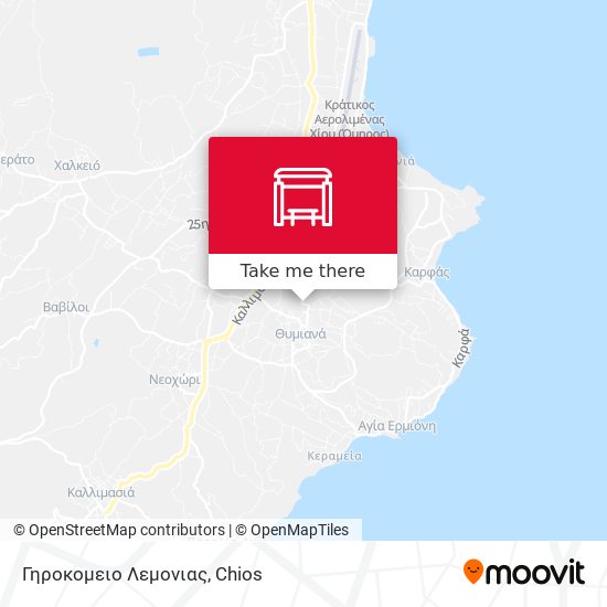 Γηροκομειο Λεμονιας map
