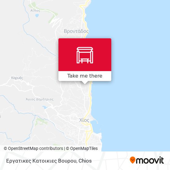 Εργατικες Κατοικιες Βουρου map