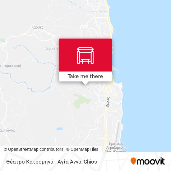 Θέατρο Κατρομηνά - Αγία Άννα map