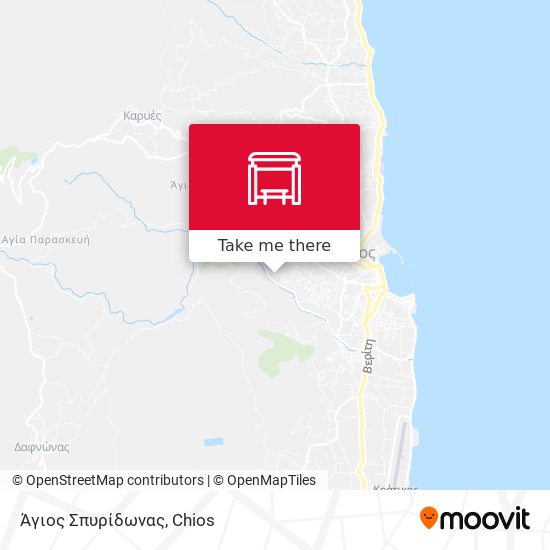 Άγιος Σπυρίδωνας map