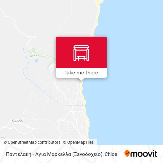 Παντελακη - Αγια Μαρκελλα (Ξενοδοχειο) map
